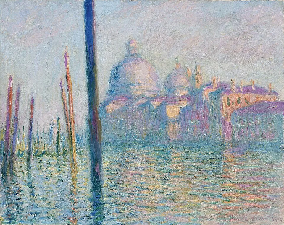 A Venice cityscape by Claude Monet, the kind of overlooked work that Monet and Venice brings back into focus with stunning reproductions, newly commissioned texts, and maps of Monet's views from Venice