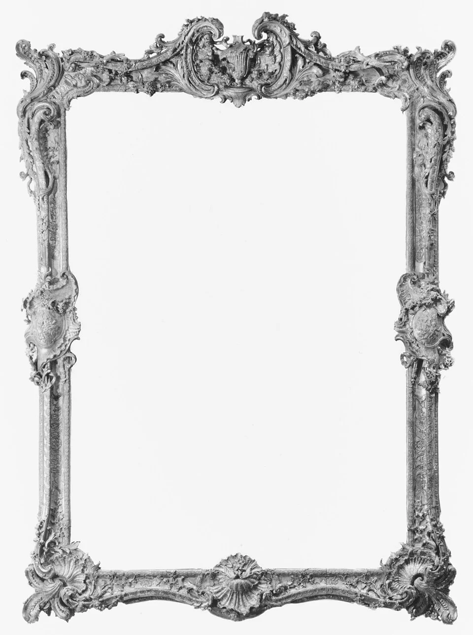 Ornate gilded picture frame from the Metropolitan Museum of Art collection, showing carved and gilded wood moulding