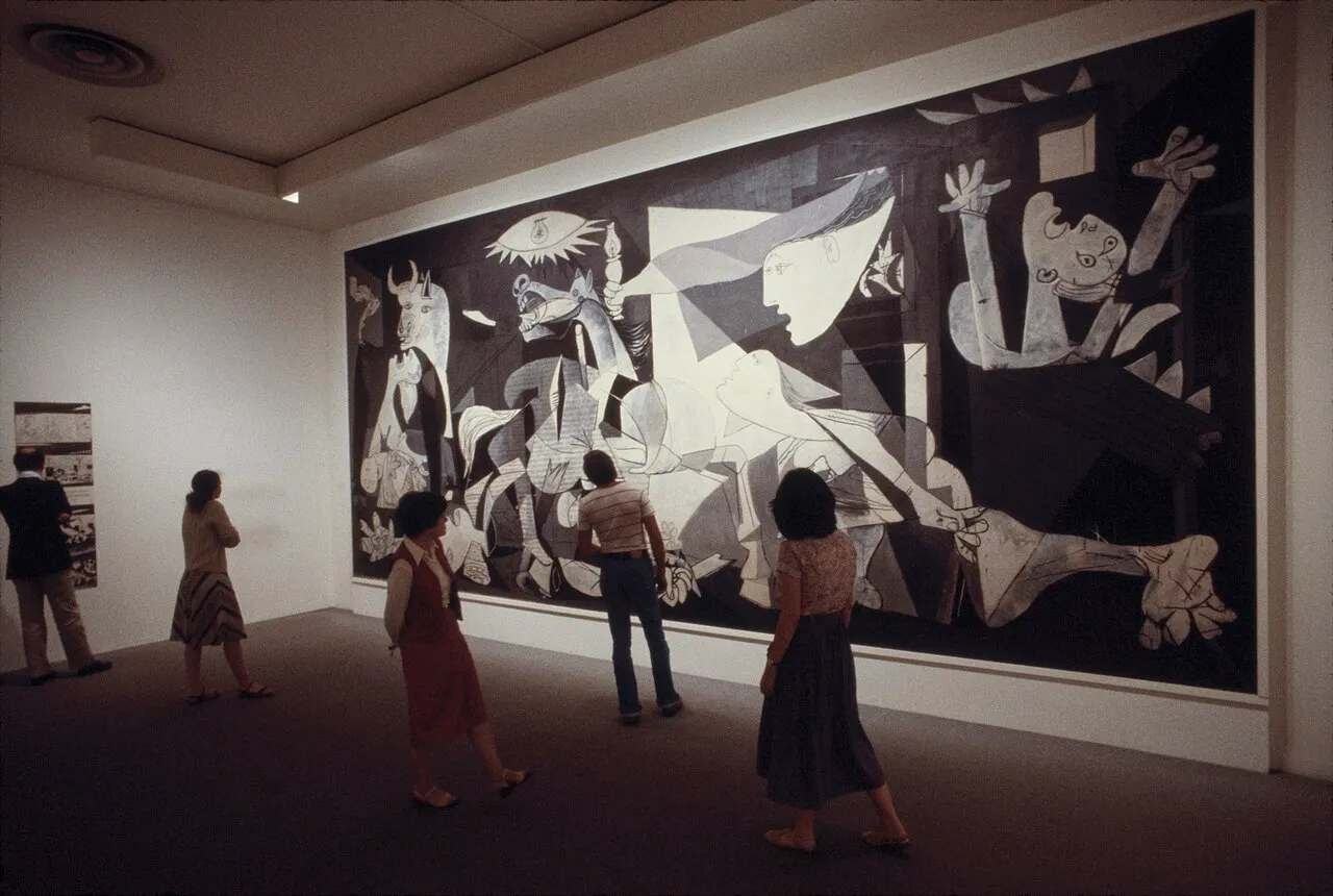 The town of Guernica (Gernika) in the Basque Country, Spain, where the April 1937 bombing took place that inspired Picasso's painting
