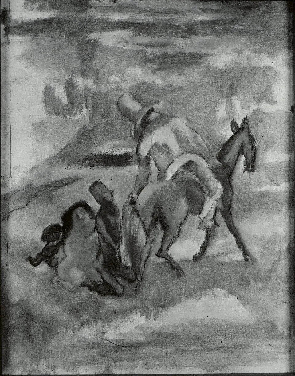 Wifredo Lam's The Jungle (1943), the artist's immediately recognizable calling card at MoMA, depicting a dense vegetal world peopled by gawky, staring figures who are equal parts animal, beast, plant, and African sculpture