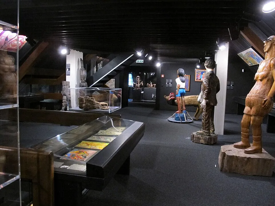 The Collection de l'Art Brut in Lausanne, Switzerland, the first institution of its kind in the world, founded in February 1976, housing Dubuffet's collection of approximately 5,000 works by 133 creators
