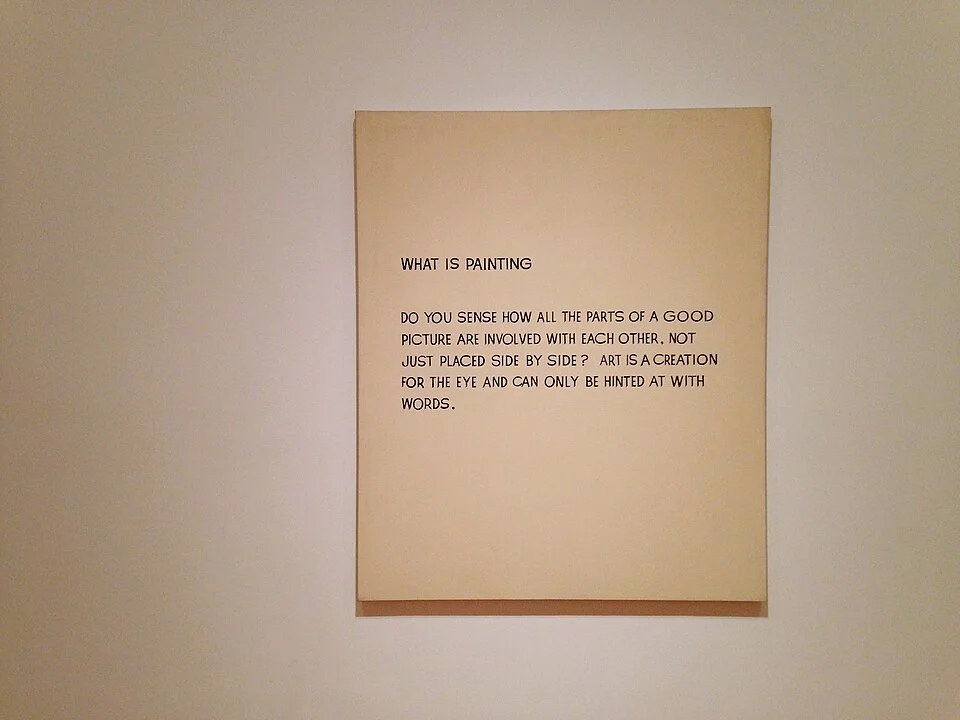 John Baldessari, What Is Painting, 1966-68, photographic and text-based conceptual artwork