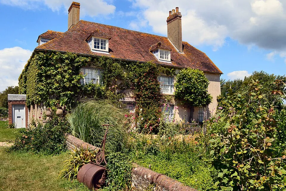 Charleston Farmhouse in East Sussex, the rural headquarters of the Bloomsbury Group, where Vanessa Bell moved in 1916 at the height of the Great War and which remained a great inspiration for her painting until her death in 1961