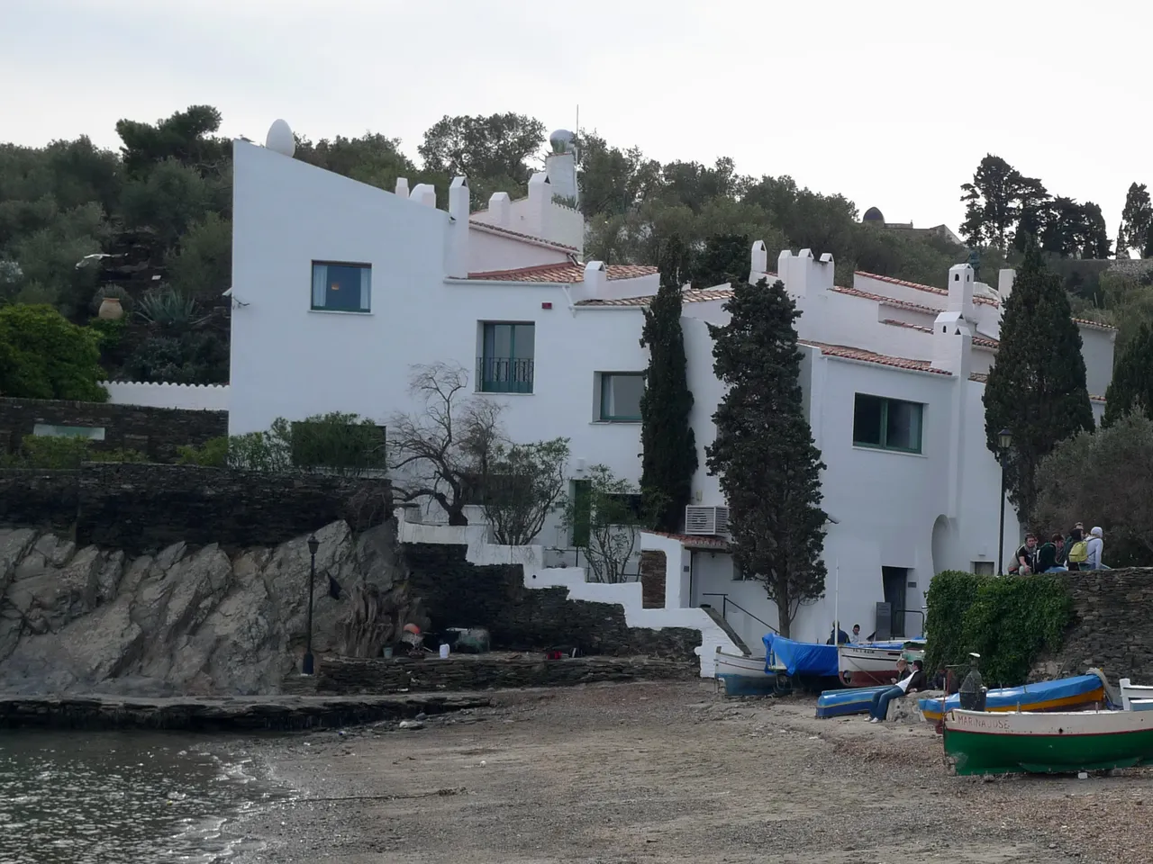 Salvador Dalí's house at Port Lligat on the Costa Brava in Catalonia, Spain, the landscape that appears in The Persistence of Memory and many other Dalí paintings