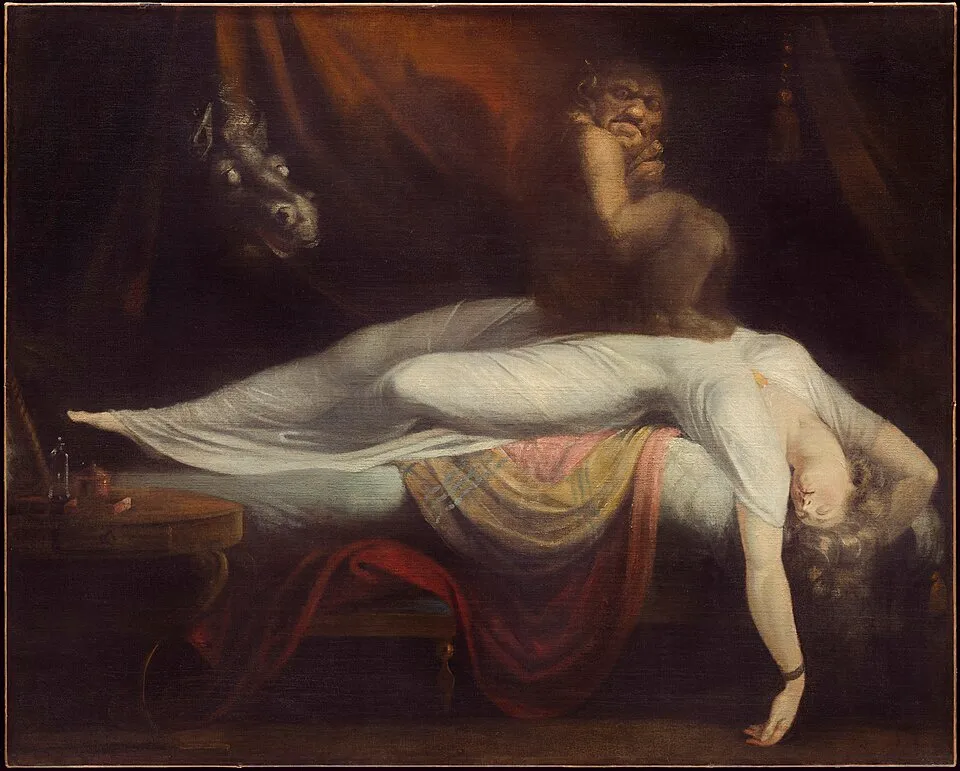 Henry Fuseli, The Nightmare, 1781, oil on canvas, 101.6 x 127 cm, Detroit Institute of Arts