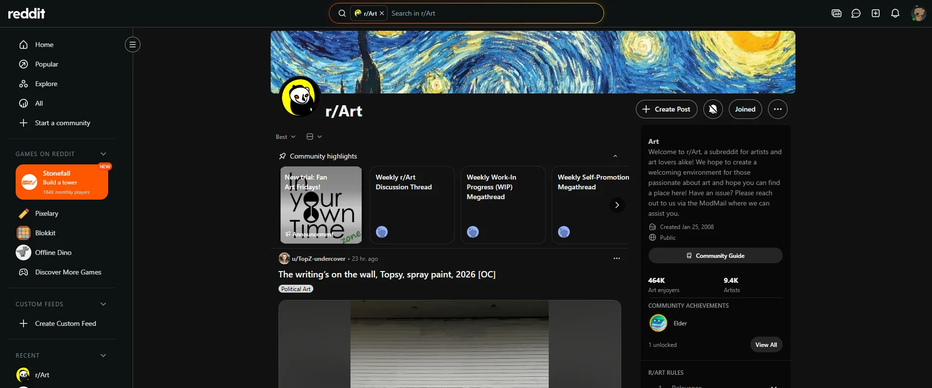 r/art - Reddit Art Community
