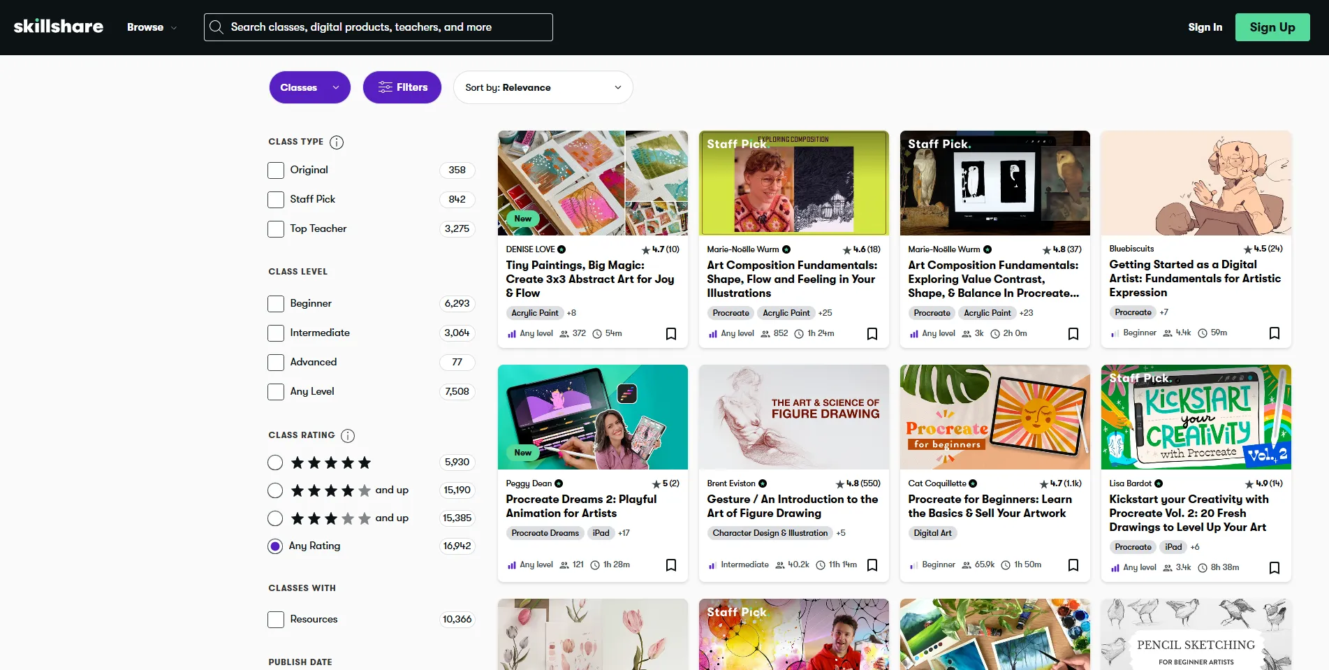 Skillshare Creative Learning Platform