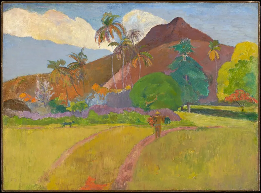 Tahitian Landscape (1891) by Paul Gauguin. Original from the Minneapolis Institute of Art.