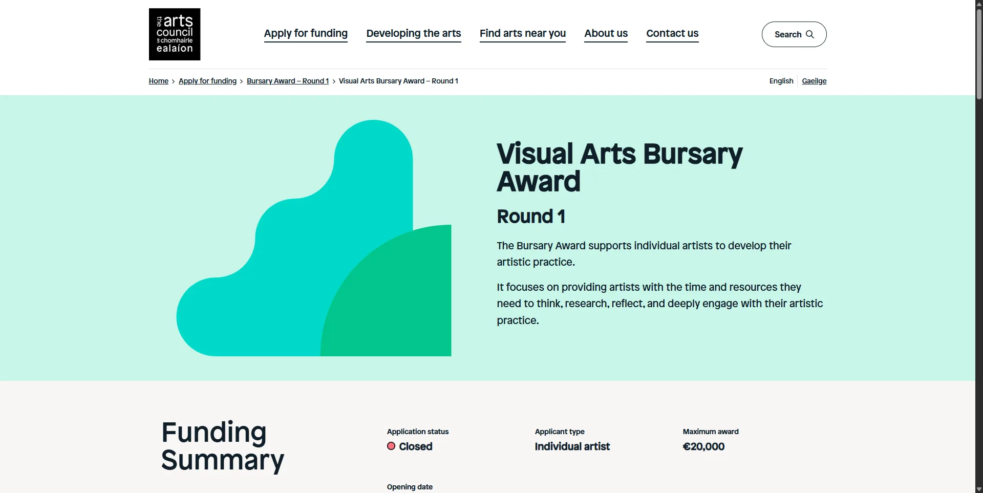 Arts Council of Ireland Grants