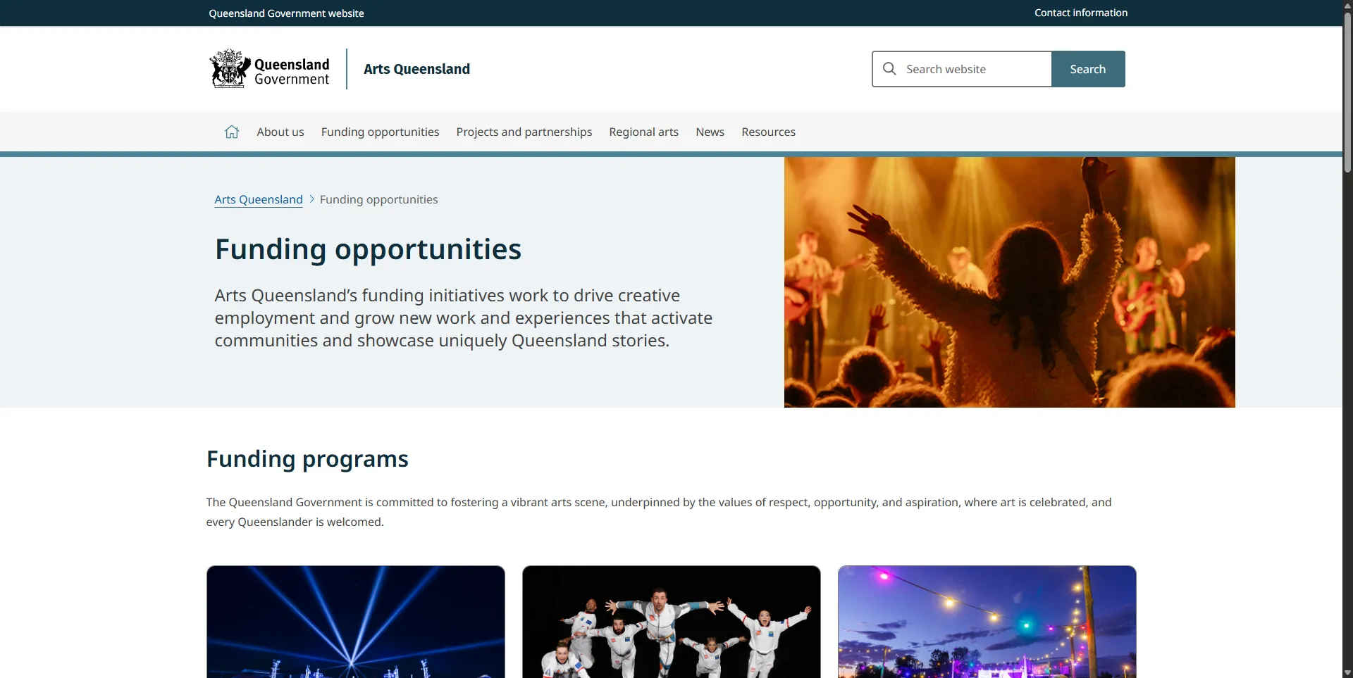 Arts Queensland Grants