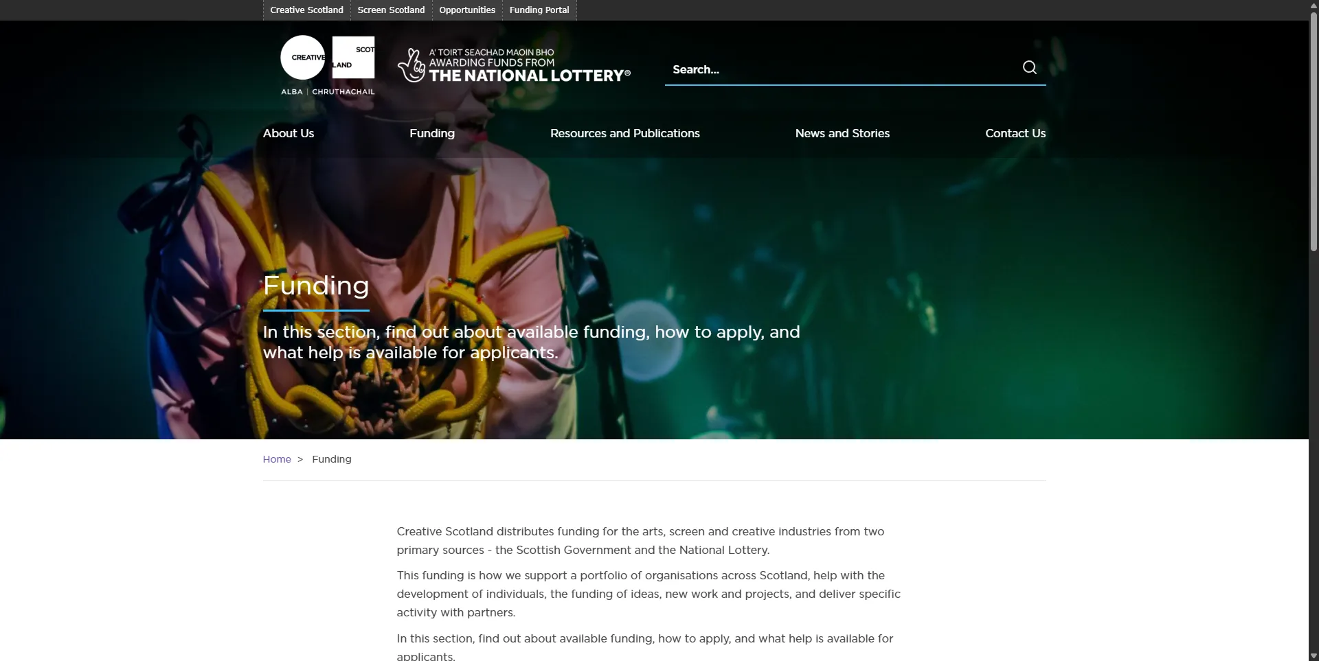 Creative Scotland Open Fund