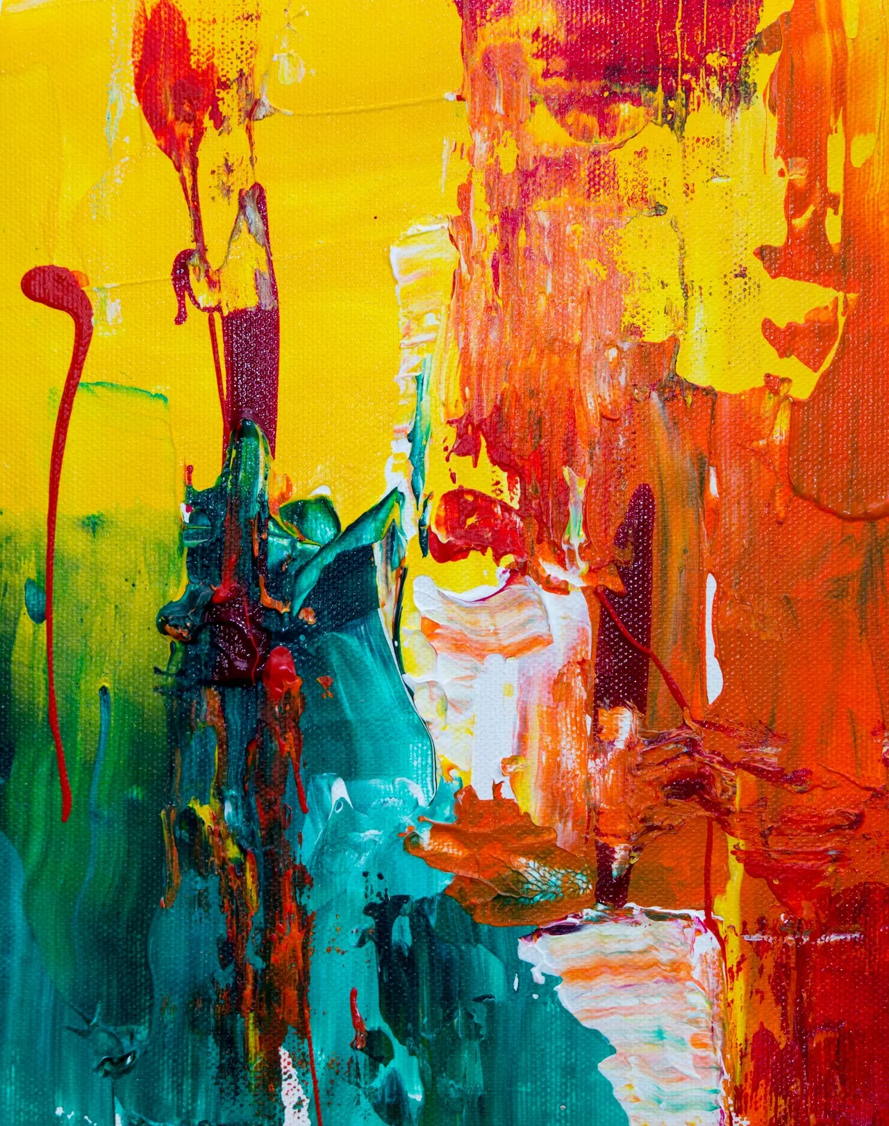 1957-D No. 1 by Clyfford Still, a large abstract painting with jagged fields of dark and bright color