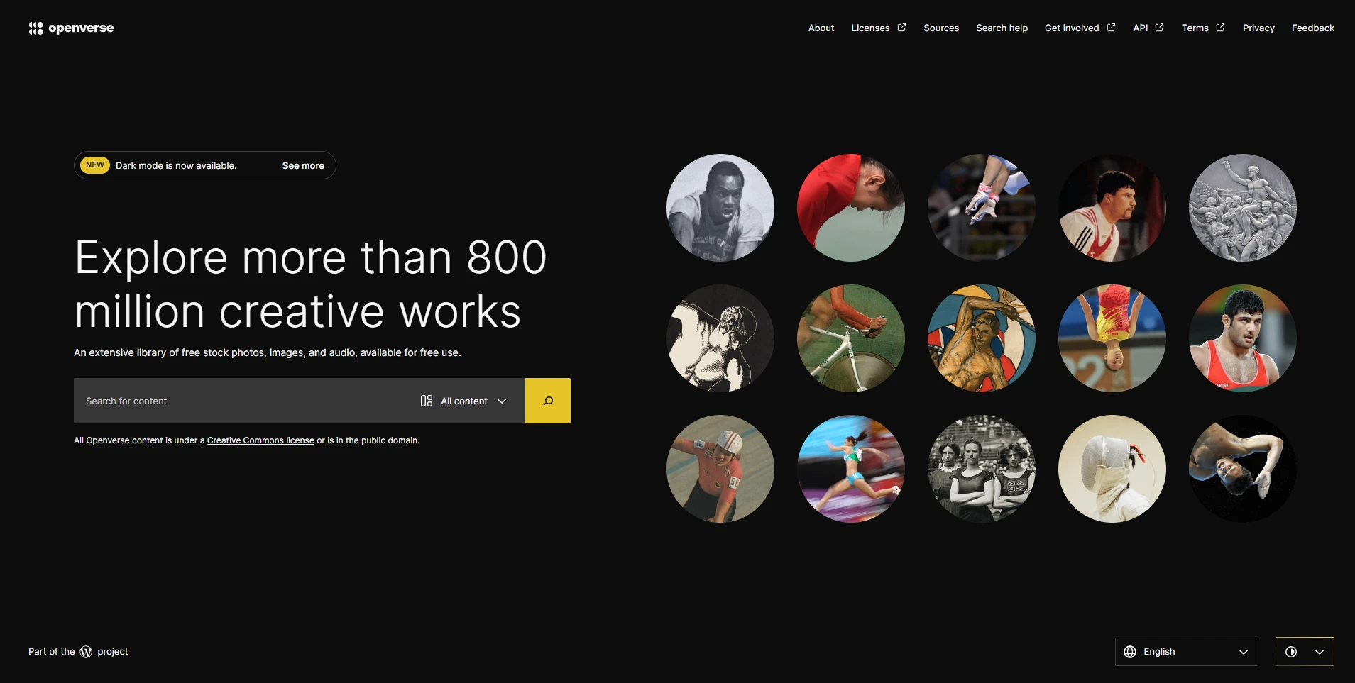 Openverse (Creative Commons Search)