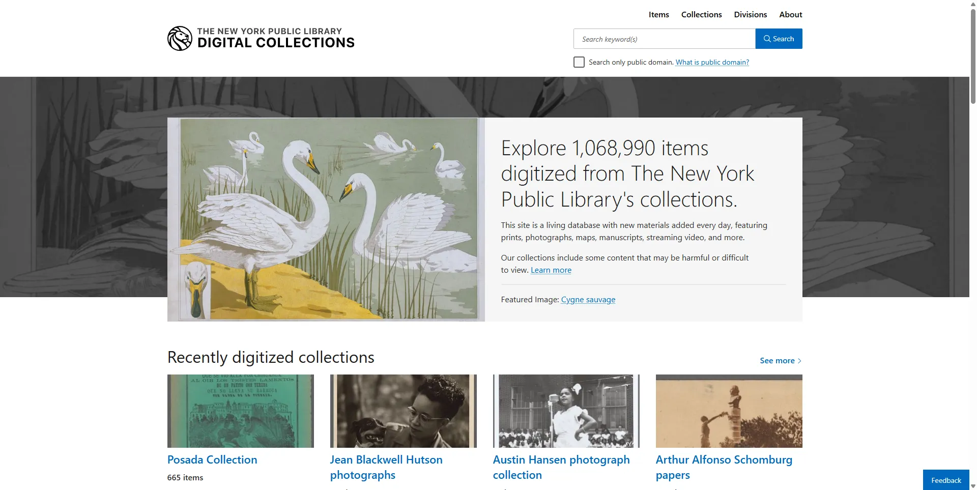 New York Public Library Digital Collections