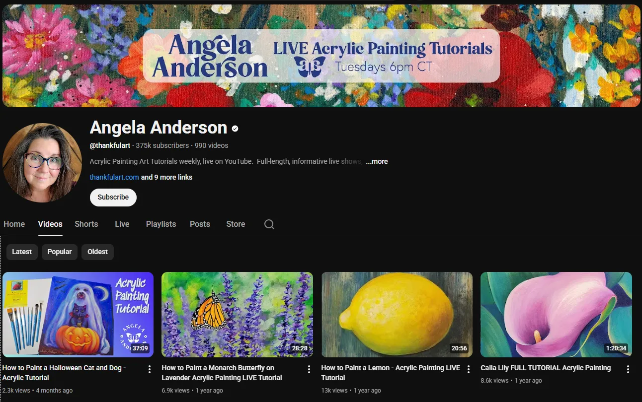 Angela Anderson Art Lessons