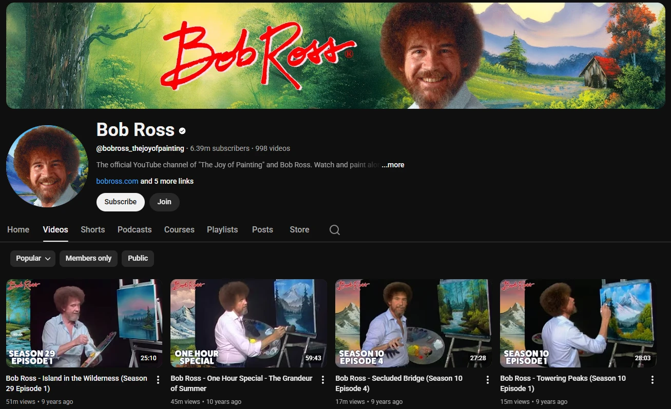 Bob Ross - The Joy of Painting (Official)